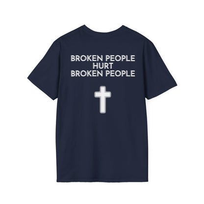 Don't Judge Jesus by the Broken People He Came to SAVE  basic t-shirt