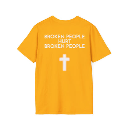 Don't Judge Jesus by the Broken People He Came to SAVE  basic t-shirt