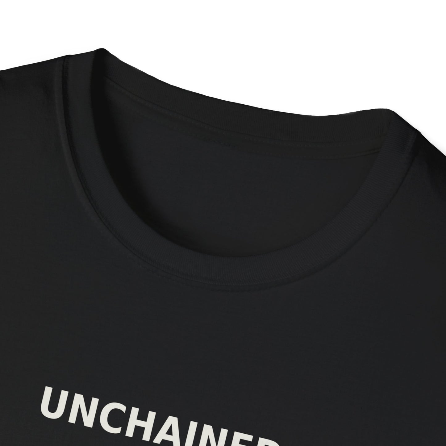 Unchained Statement Shirt “Don’t Judge, Jesus Came to Save” Back Graphic