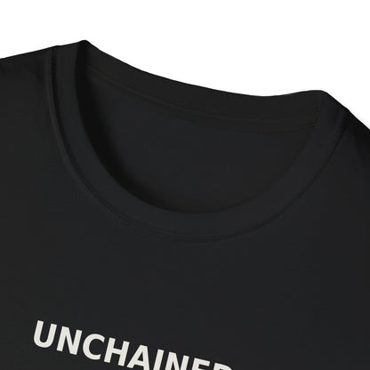 Unchained Statement Shirt “Don’t Judge, Jesus Came to Save” Back Graphic