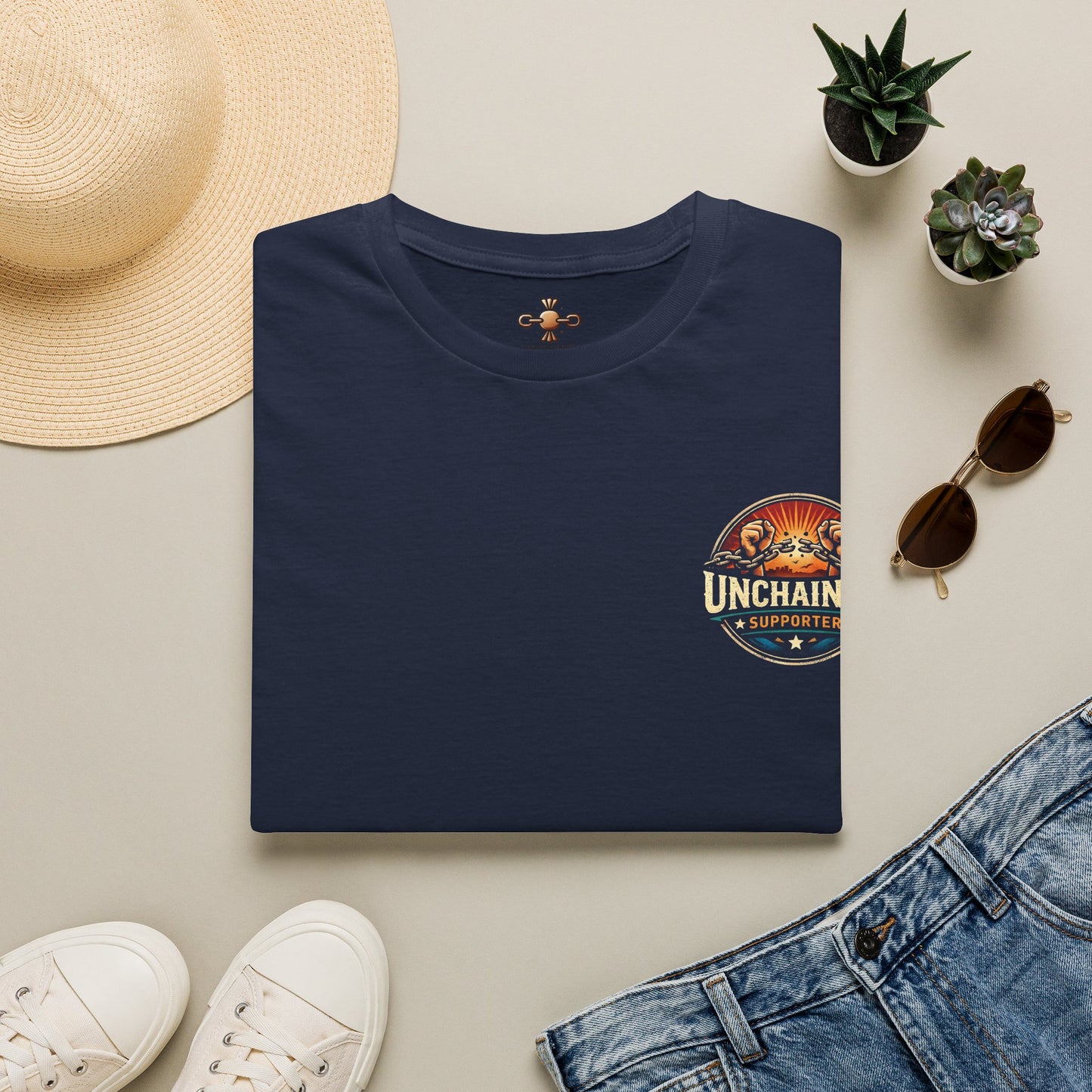 Unchained Supporter- Every Piece Is Part of a Bigger Purpose Tee | Faith-Based Graphic T-Shirt