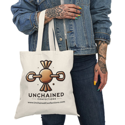 Unchained Confections Logo Tote Bag – Everyday Carry with Style