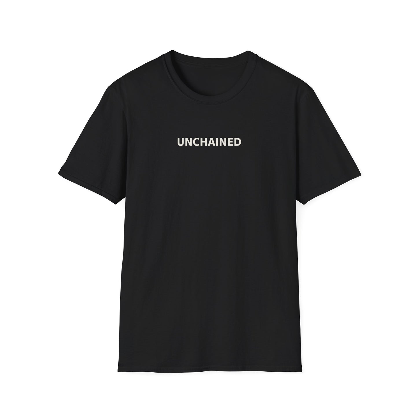 Unchained Statement Shirt “Don’t Judge, Jesus Came to Save” Back Graphic