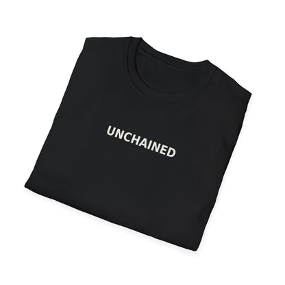 Unchained Statement Shirt “Don’t Judge, Jesus Came to Save” Back Graphic