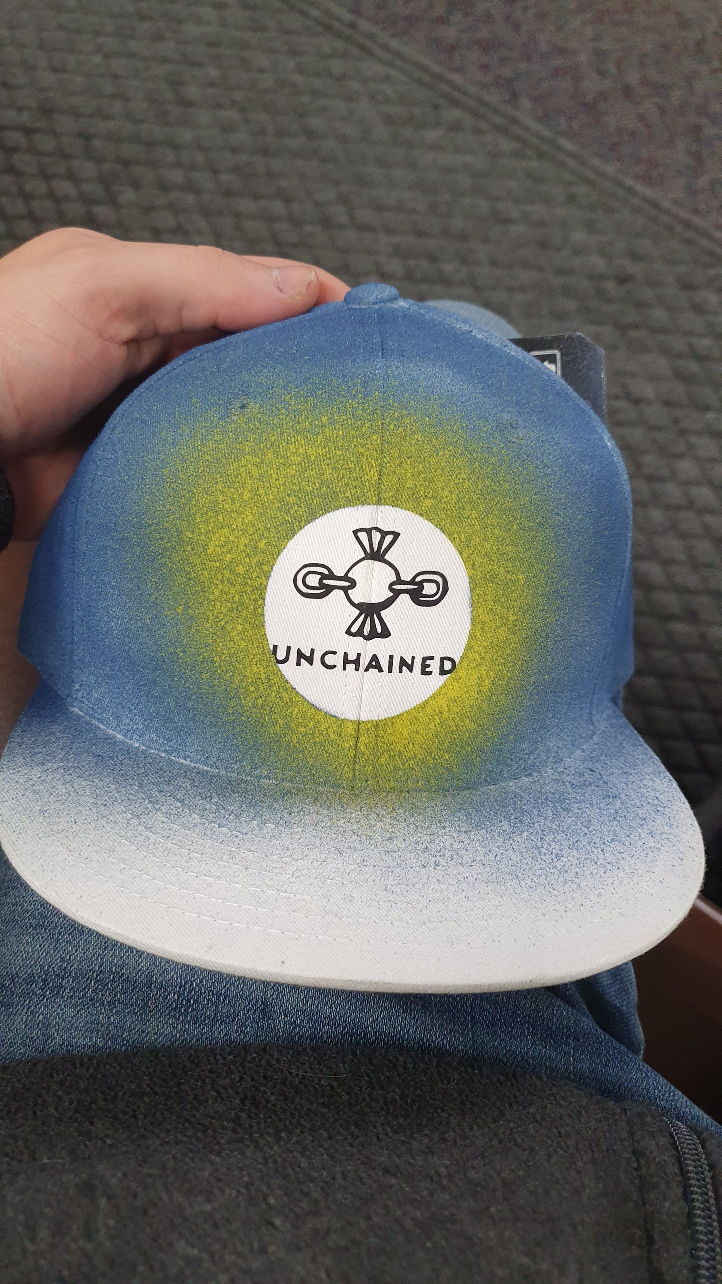Unchained Confections Snapback flat brim brand hat